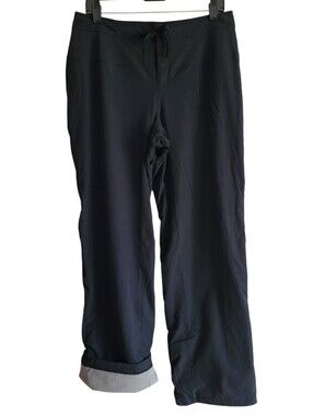 Mountain Hatdwear Winter Trek Black Gray Fleece Lined Pants Wmn 8 Thermal Warm